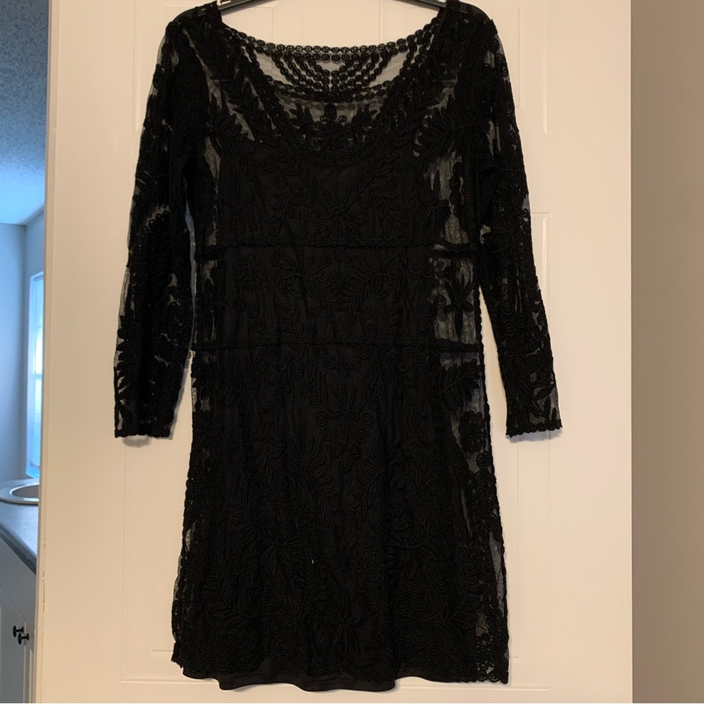 Express Black Lace dress